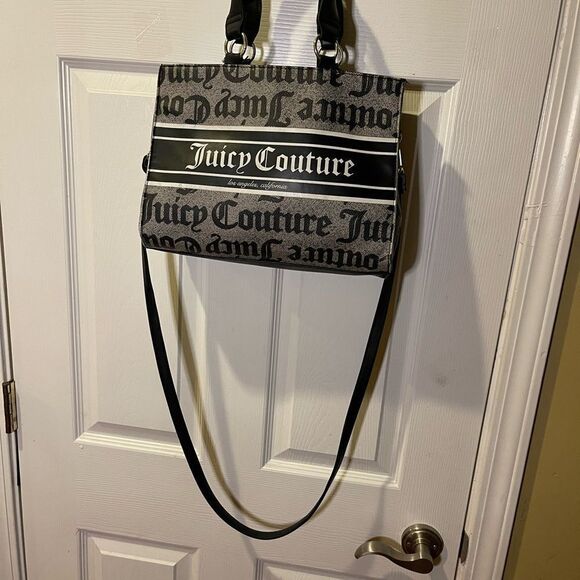 Juicy Couture synthetic Black and White Billboard Medium satchel / shoulder bag - Picture 3 of 15
